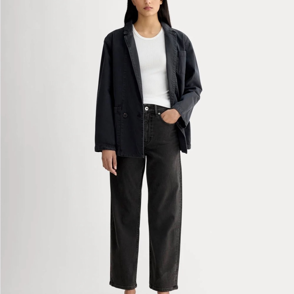 Classic Washed Black Women's Jeans